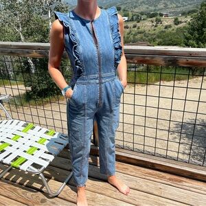 Madewell denim jumpsuit